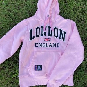 Baby Pink London Hoodie